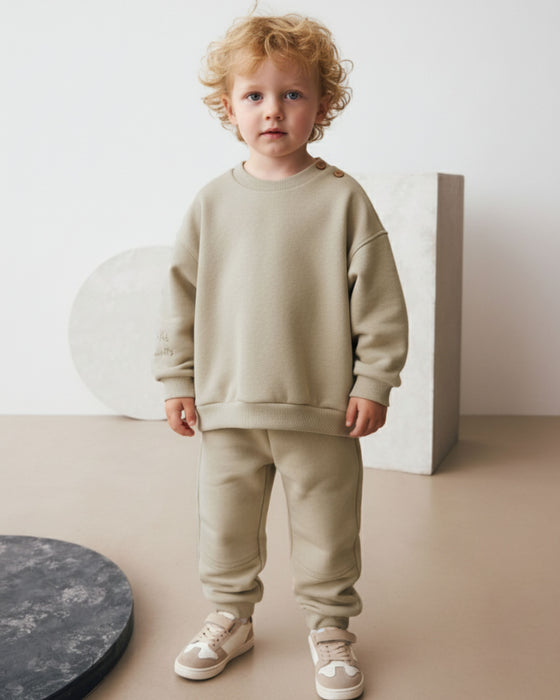 Nakış Detaylı Erkek Bebek Alt Üst Eşofman Takımı (9/12 Ay - 2/3 Yaş)