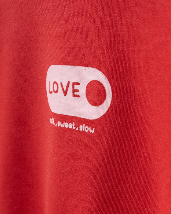 Kız Bebek Alt Üst Takım Kalp Baskılı Love Detaylı (9-24 Ay)