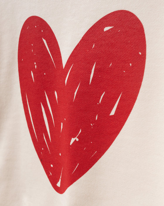 Kız Bebek Alt Üst Takım Kalp Baskılı Love Detaylı (9-24 Ay)