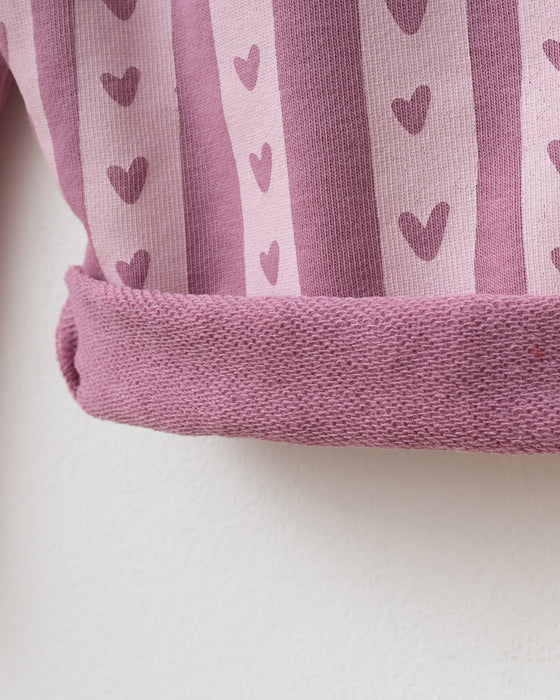 Kız Bebek Alt Üst Takım Kalp Baskılı Love Detaylı (9-24 Ay)