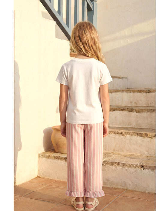 Kız Çocuk Fiyonk Detaylı Takım (4-8 Yaş)