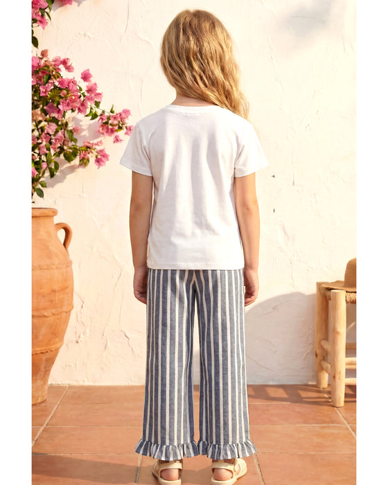 Kız Çocuk Fiyonk Detaylı Takım (4-8 Yaş)