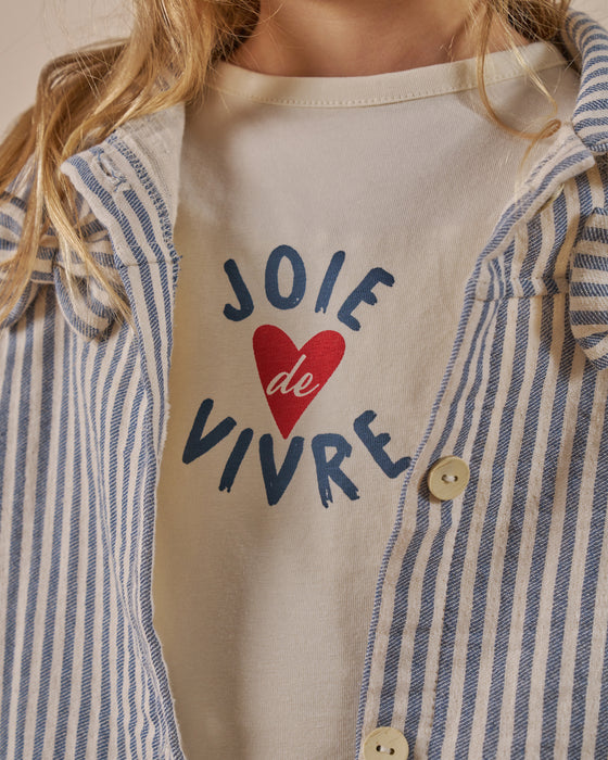 Fiyonk Detaylı Çizgili Ceketli Bayramlık Kız Çocuk Alt Üst Takım(4-7 Yaş)