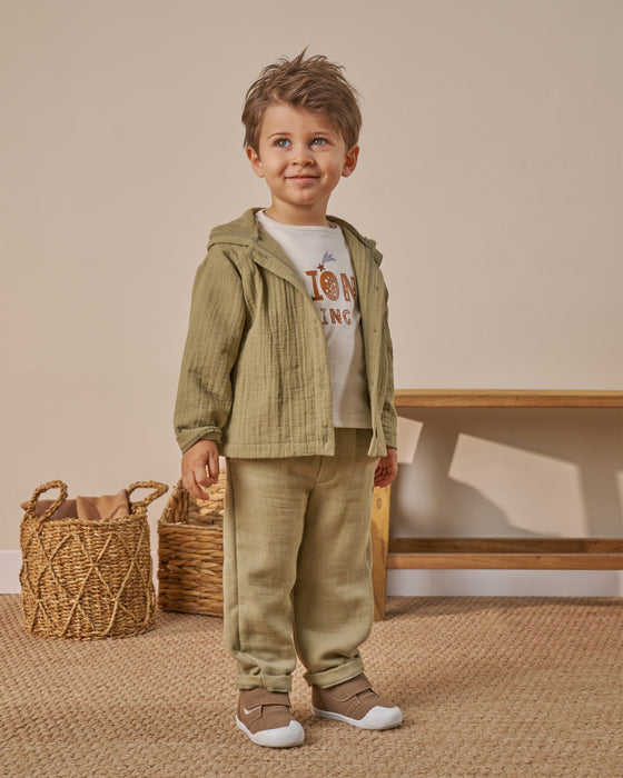 Erkek Bebek Bayramlık Baskılı  3'lü Alt Üst Takım (9 Ay-3 Yaş)