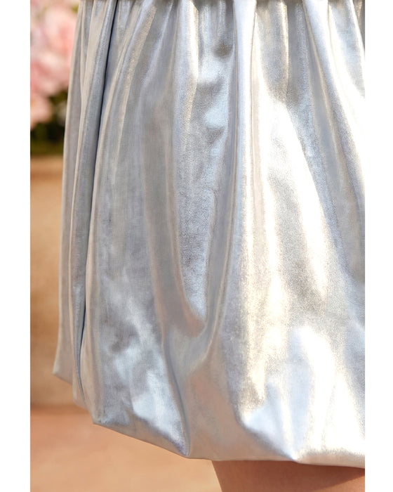 Kız Çocuk Fiyonk Detaylı Balon Etekli Takım (3-4 / 7-8 Yaş)