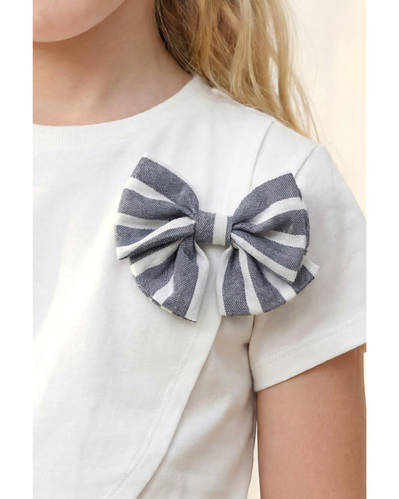 Kız Çocuk Fiyonk Detaylı Takım (4-8 Yaş)