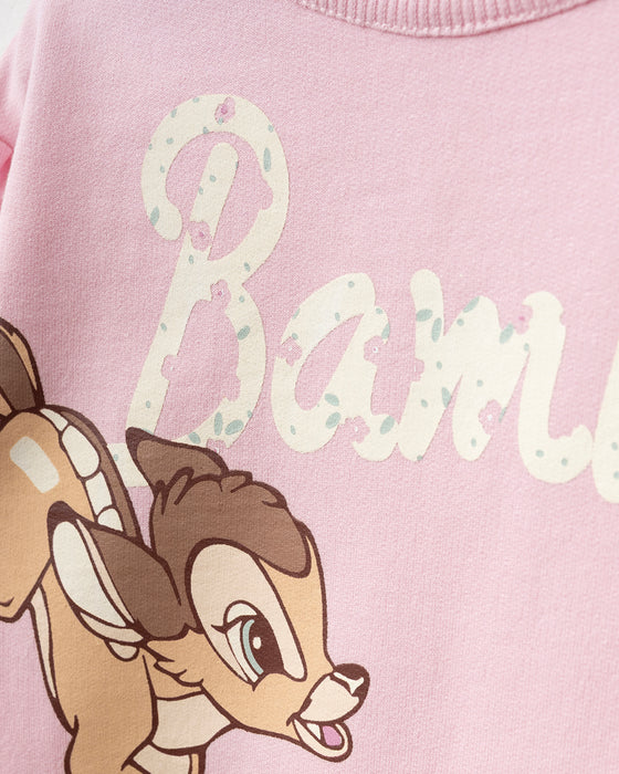 Bambi Baskılı İspanyol Paça Taytlı İkili Takım (9-24 Ay)