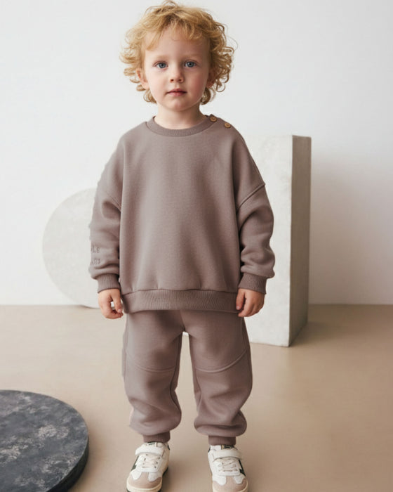 Nakış Detaylı Erkek Bebek Alt Üst Eşofman Takımı (9/12 Ay - 2/3 Yaş)