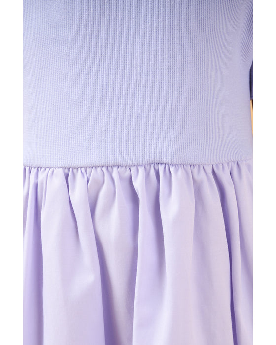 Kız Çocuk Fiyonk Detaylı Balon Elbise (3-4/7-8 Yaş)