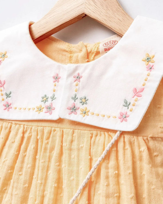 Kız Bebek Bebe Yakalı Çantalı Elbise (9 Ay- 3 Yaş)