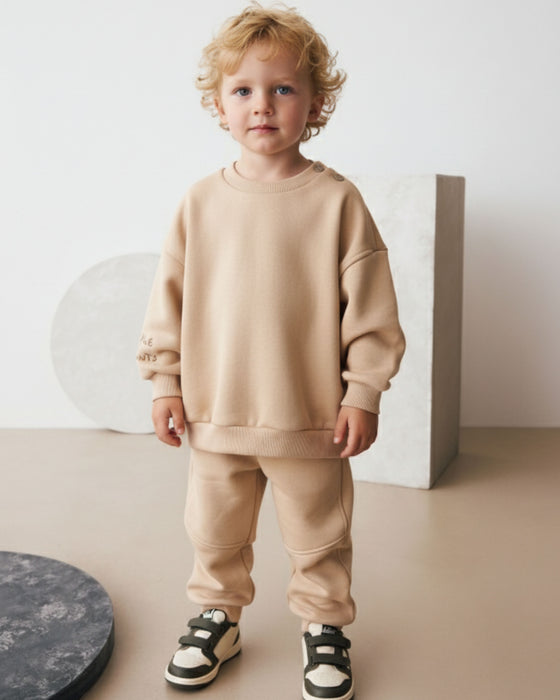 Nakış Detaylı Erkek Bebek Alt Üst Eşofman Takımı (9/12 Ay - 2/3 Yaş)