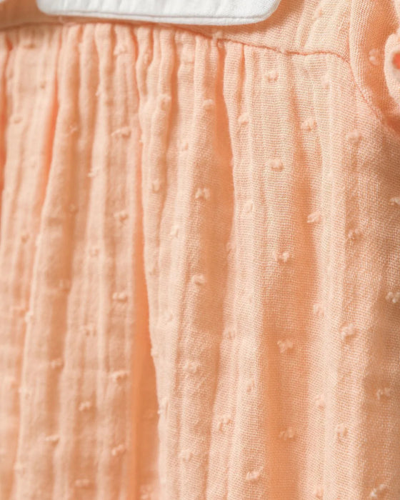 Kız Bebek Bebe Yakalı Çantalı Elbise (9 Ay- 3 Yaş)