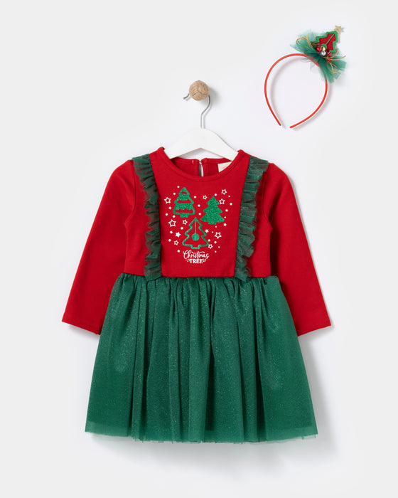 New Year's Tulle Girl Dress (2-5 Yrs)