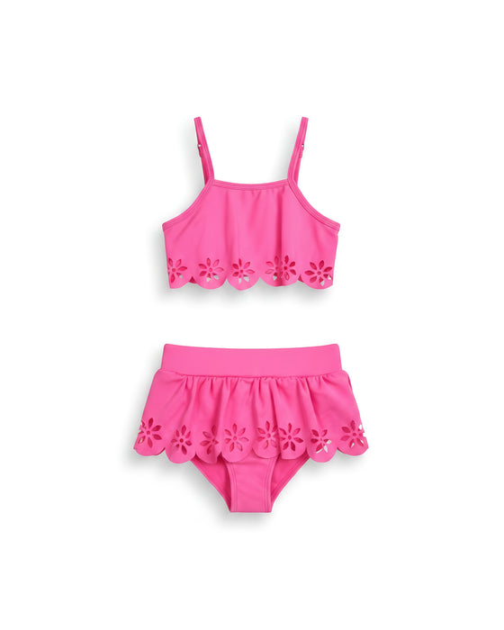 Kız Çocuk Brodeli Bikini Takımı 5'li Seri (7-8/11-12 Yaş)