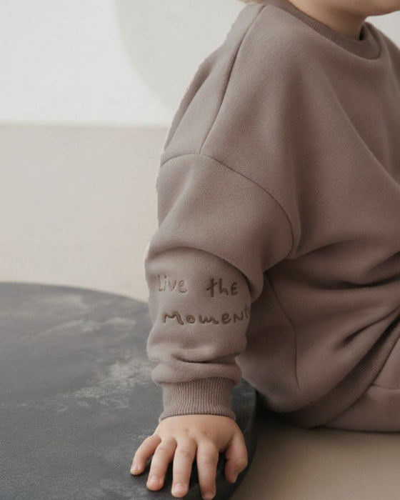 Nakış Detaylı Erkek Bebek Alt Üst Eşofman Takımı (9/12 Ay - 2/3 Yaş)