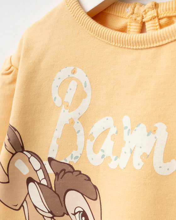Bambi Baskılı İspanyol Paça Taytlı İkili Takım (9-24 Ay)